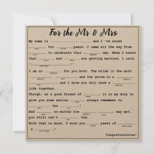 Invitación Por Mr & Mrs M Guest libs