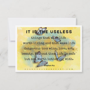 Invitación Por qué el arte importa la carta