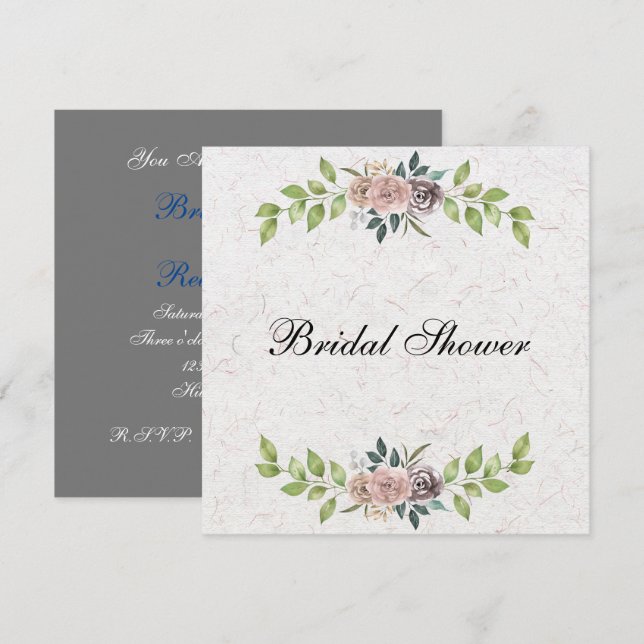 Invitación Por siempre - Dos Corazones - Un Amor  (Anverso / Reverso)