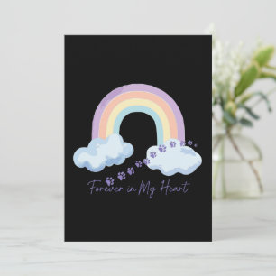 Invitación Por Siempre en Mi Corazón Memorial de Mascotas Pue