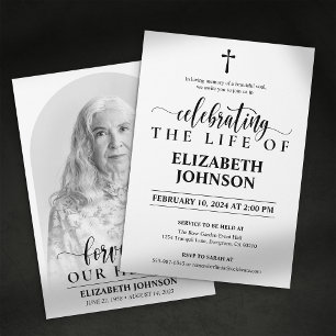 Invitación Por Siempre en Nuestros Corazones: Memorial de Fot