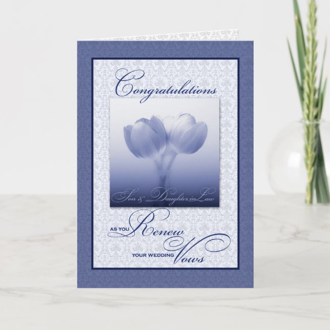 Invitación por su hijo y su esposa prometen felicitaciones po (Anverso)