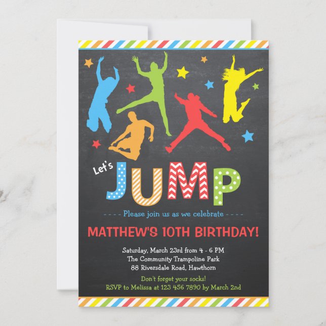 Invitación por turnos / Invitación por cumpleaños  (Anverso)