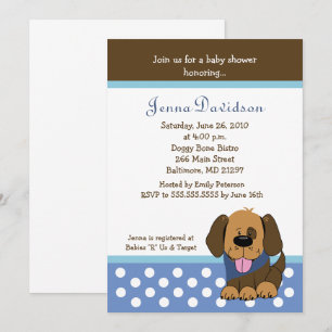 Invitación Porcino espumoso niño bebé ducha 5x7