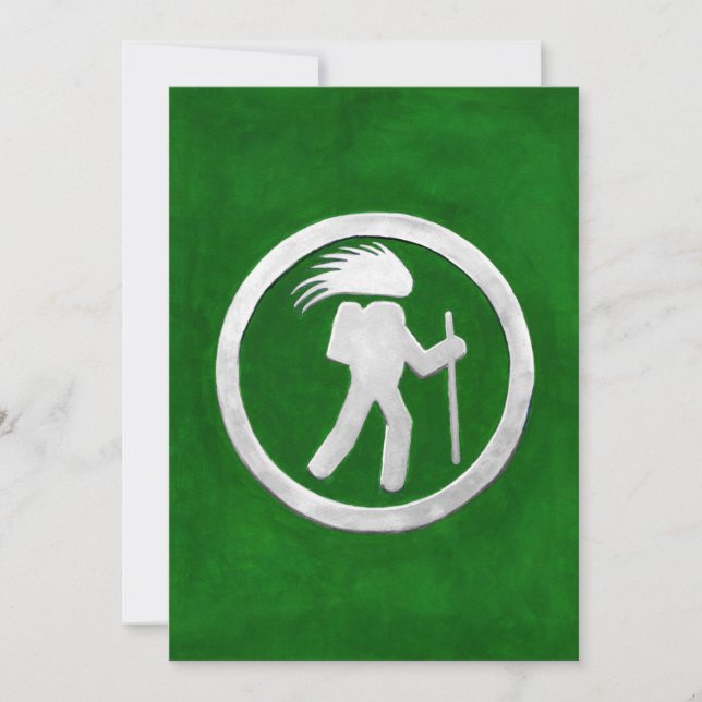 Invitación Porcupine Trail Marker (Anverso)