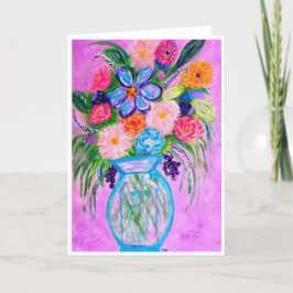 Invitación Porque las flores me hacen feliz<Note Card>