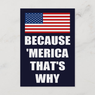 Invitación Porque 'MERICA que es porqué es patriótico vaya de