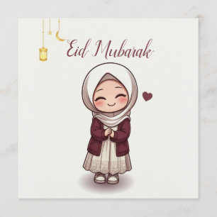Invitación Porta dinero de Eid, Sobres Eidi para niños, Tarje