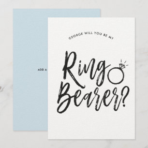 Invitación Portaarrillos   Estilo de Letra Personalizado para