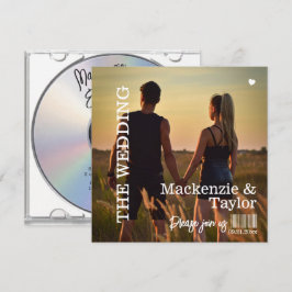 Invitación Portada de CD para Boda