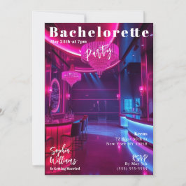 Invitación Portada de la revista Bachelorette Party