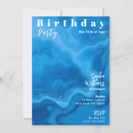 Invitación Portada de la revista Birday Party