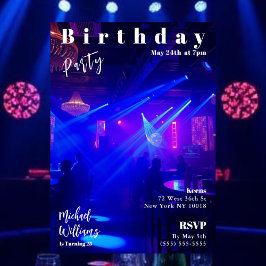 Invitación Portada de la revista Birday Party