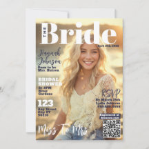 Portada de la revista Bridal Shower