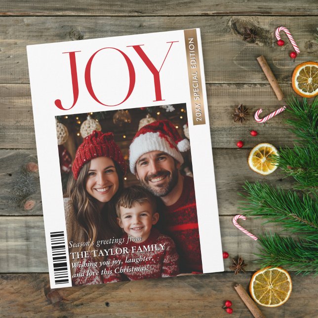 Invitación Portada de la revista de moda Navidades de fotogra (Subido por el creador)