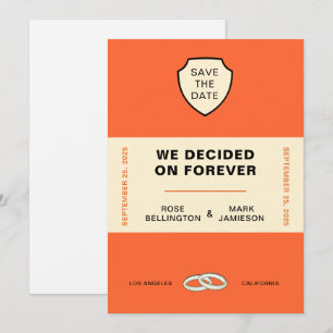 INVITACIÓN PORTADA DE LIBRO "DECIDIMOS PARA SIEMPRE" GUARDAR 