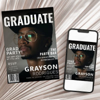 Portada de Revista con Estilo | Fiesta de Graduaci