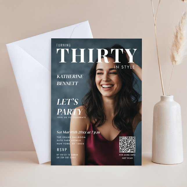 Invitación Portada de revista con estilo personalizado para c (Subido por el creador)