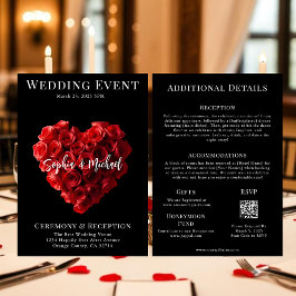 Invitación Portada de Revista de Boda Todo en Uno
