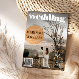 Invitación Portada De Revista De Moda Guardar La Foto De Fech