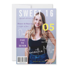 Portada de revista moderna 2 fotos dulces 16