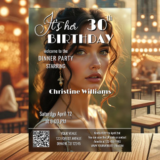 Invitación Portada de revista para adulto con estilo de cumpl