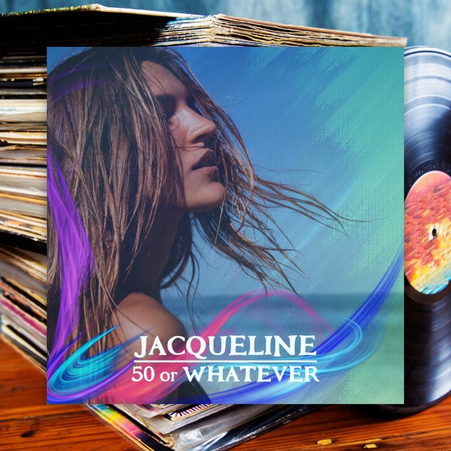 Invitación Portada del álbum de música retro 50 cumpleaños co (Subido por el creador)