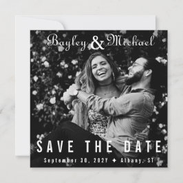 Invitación Portada del álbum Vinyl Record Foto Guardar la fec