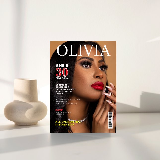 Invitación Portada única de la revista fotográfica Personaliz (Subido por el creador)