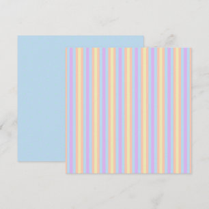 Invitación Portadas de arcoiris Pastel impresas y cuaderno de