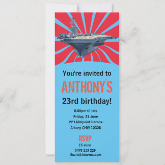 Invitación Portadora de aeronaves