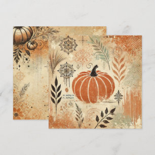 Invitación Portafolios de calabaza imprimibles