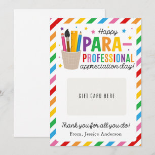 Invitación Portatarjetas de regalo del Día de Agradecimiento 