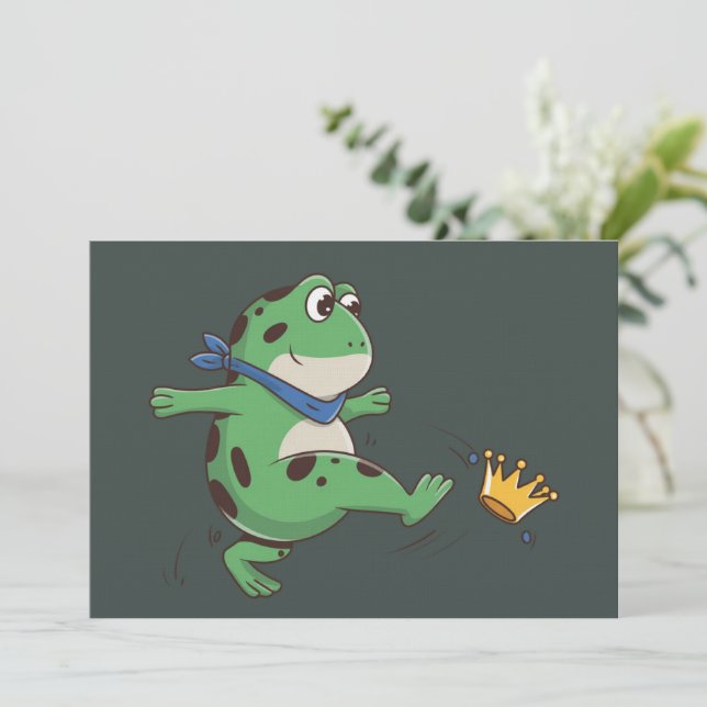 Invitación Portland Frog Protest Anti ICE  (Anverso de pie)