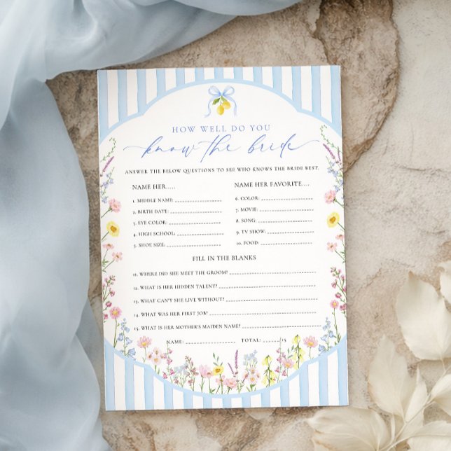 Invitación Posey ¿Cuánto conoces a la novia? (Subido por el creador)