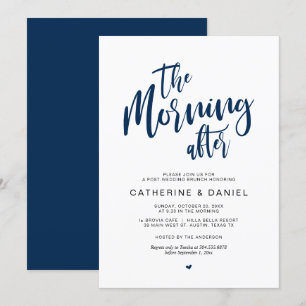 Invitación Post boda Brunch, la mañana siguiente
