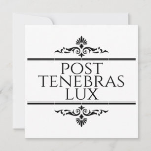 Invitación Post Tenebras Lux