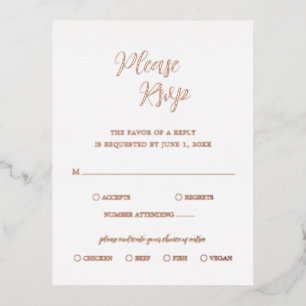 Invitación Postal Con Relieve Metalizado Elegante Rosa Relieve metalizado dorado moderno Bo
