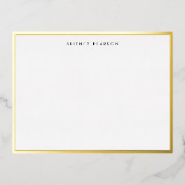 Invitación Postal Con Relieve Metalizado Estacionamiento personalizado de la frontera de Re