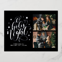 O Holy Night Hand Letter Personalizado Photo Holid