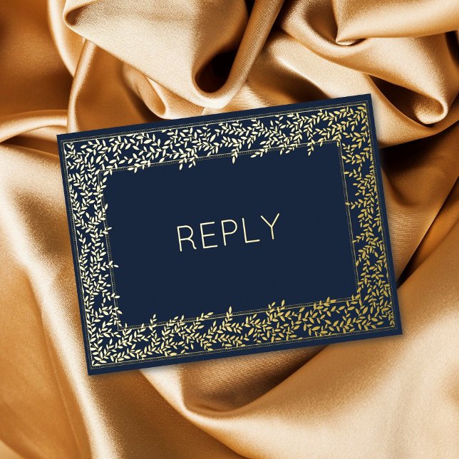 Invitación Postal Con Relieve Metalizado Relieve metalizado real Leña Mínima Foliage Comida (Subido por el creador)