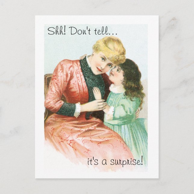 Invitación postal de Fiesta sorpresa (Anverso)