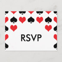 Postal de Hearts Spades Casino RSVP