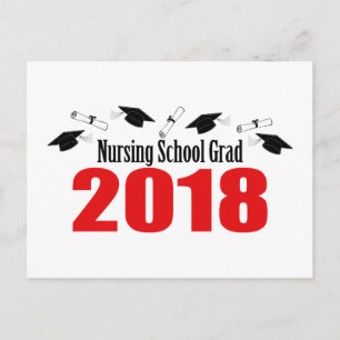 Invitación postal de la Escuela de enfermería 2018