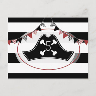 Invitación postal de la fiesta de cumpleaños del p