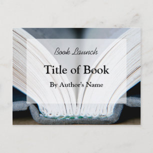 Invitación Postal de lanzamiento del libro