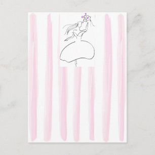 Invitación Postal de novia