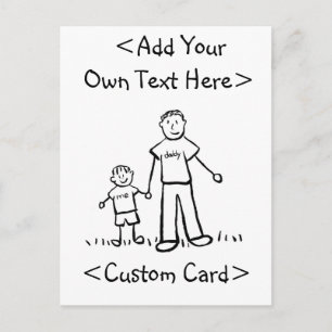 Invitación Postal de papá