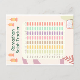 Invitación Postal de Ramadhan Salah Tracker