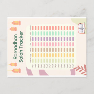 Invitación Postal de Ramadhan Salah Tracker